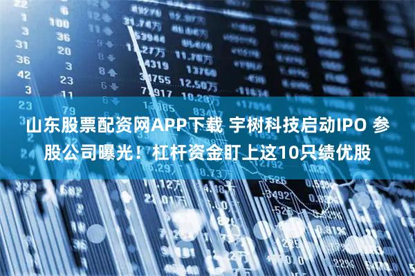 山东股票配资网APP下载 宇树科技启动IPO 参股公司曝光！杠杆资金盯上这10只绩优股